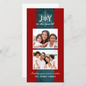 Belles cartes photos de Noël (Devant / Derrière)