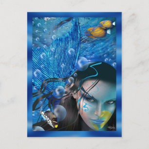 Belles Cartes Postales Mara Mermaid