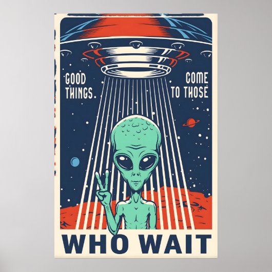 Belles Choses Alien Space Travel Poster Print Éto (Devant)