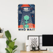 Belles Choses Alien Space Travel Poster Print Éto (Bureau à domicile)