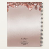 Belles cils yeux rose gouttes d'or maquiller girly (Dos)