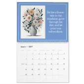 Belles citations de fleurs Calendrier botanique (Mar 2027)