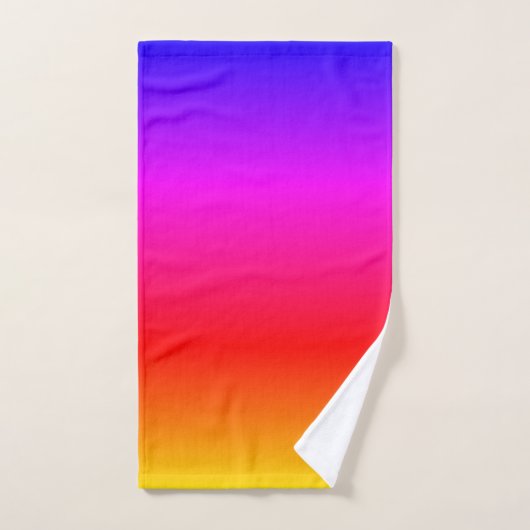 Belles couleurs arc-en-ciel (Serviette à main)