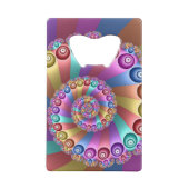 Belles couleurs arc-en-ciel Art fractal Abstrait (Dos)