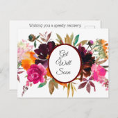 Belles Couleurs Automne Obtenir Bonne Carte Postal (Devant / Derrière)