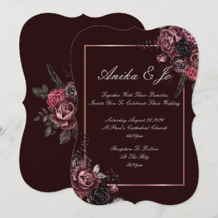 BELLES COULEURS DE CHUTE FAIRE-PART DE MARIAGE FLO