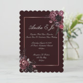 BELLES COULEURS DE CHUTE FAIRE-PART DE MARIAGE FLO (Debout devant)