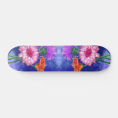 Belles couleurs Gerberas Skateboard Cadeau (Horz)
