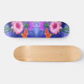 Belles couleurs Gerberas Skateboard Cadeau (Horz)