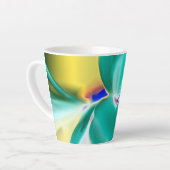Belles couleurs Imprimer Petite Mug Latte (Angle gauche)