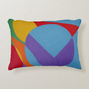 Belles couleurs vives ! Coussin de décoration