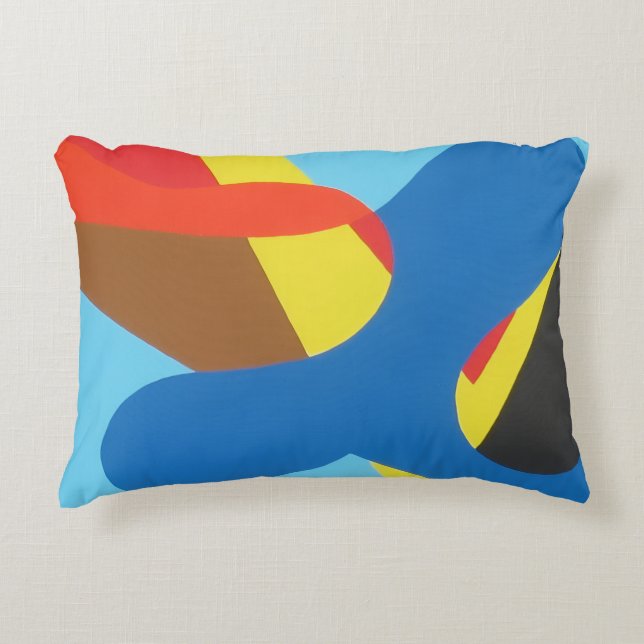 Belles couleurs vives ! Coussin de décoration (Devant)
