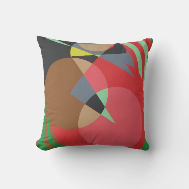 Belles couleurs vives ! Coussin de jet (Recto)