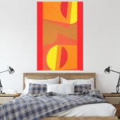 Belles couleurs vives ! Impression sur toile (Insitu(Chambre))