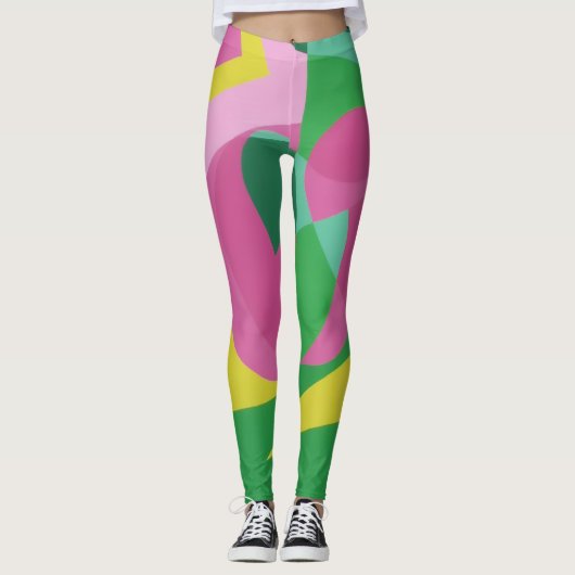 Belles couleurs vives ! Leggings (Devant)