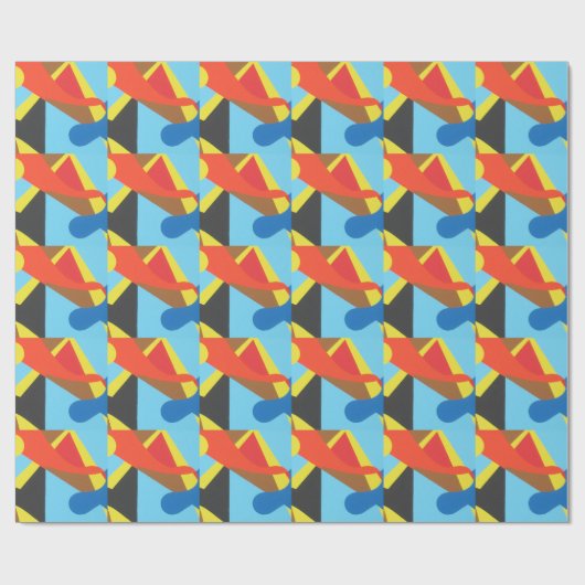 Belles couleurs vives ! Papier cadeau (Plat)
