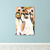 Belles Dames Africaines Impression sur Toile Art P (Insitu (Plancher de Bois))