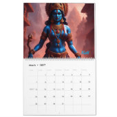 Belles déesses indiennes 2024 Calendrier (Mar 2027)