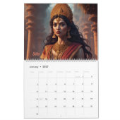Belles déesses indiennes 2024 Calendrier (Jan 2027)