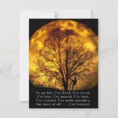 Belles et significatives paroles sur la carte de v (Devant)