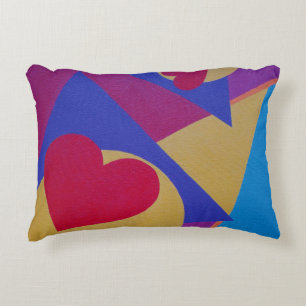 Belles et Vibrantes Couleurs ! Coussin de décorati