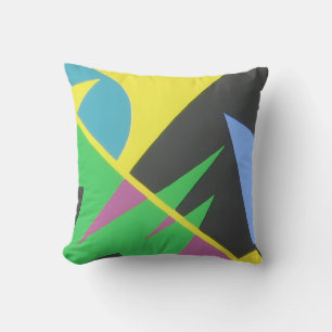 Belles et Vibrantes Couleurs! Coussin de jet