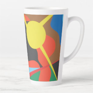 Belles et Vibrantes Couleurs ! Mug Latte