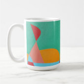 Belles et Vibrantes Couleurs ! Tasse à Café (Gauche)