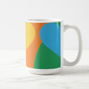 Belles et Vibrantes Couleurs ! Tasse à Café