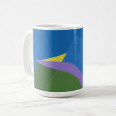 Belles et Vibrantes Couleurs ! Tasse à Café (Devant gauche)