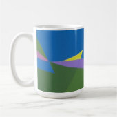 Belles et Vibrantes Couleurs ! Tasse à Café (Gauche)