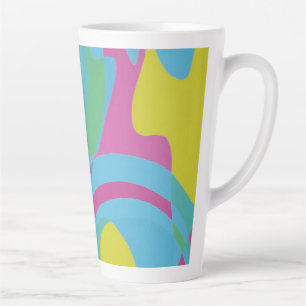 Belles et Vibrantes Couleurs ! Tasse à Latte