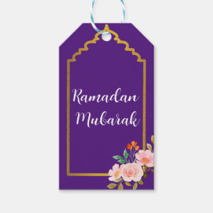 Belles étiquettes cadeaux Ramadan Moubarak