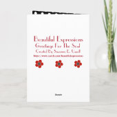 Belles Expressions - Carte Anniversaire (Dos)