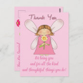 BELLES EXPRESSIONS - Carte de remerciement (Devant / Derrière)