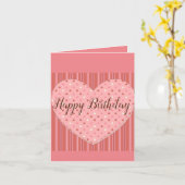 Belles Expressions - Carte de voeux d'anniversaire (Fleur jaune)