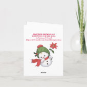 BELLES EXPRESSIONS - CARTE VACANCES (Dos)