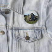 Belles falaises Photo Badge rond (En situation)