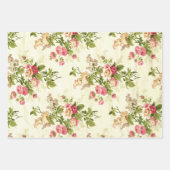 Belles feuilles de papier à envelopper florales an (Devant 2)