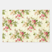 Belles feuilles de papier à envelopper florales an (Devant)