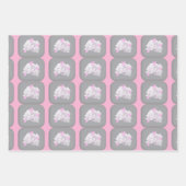 Belles feuilles de papier d'enveloppement Floral (Devant 3)