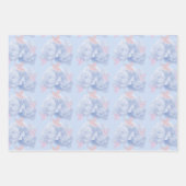 Belles feuilles de papier d'enveloppement Floral (Devant)