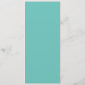 Belles Flèches Menu Mariage Dîner / Turquoise & Gr (Dos)