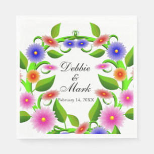 Belles Fleurs 2 Mariage_GC - Serviettes en papier