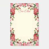 Belles fleurs 402 Post-It Notes (Devant)