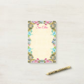 Belles fleurs 527 Notes post-it (Sur un bureau)