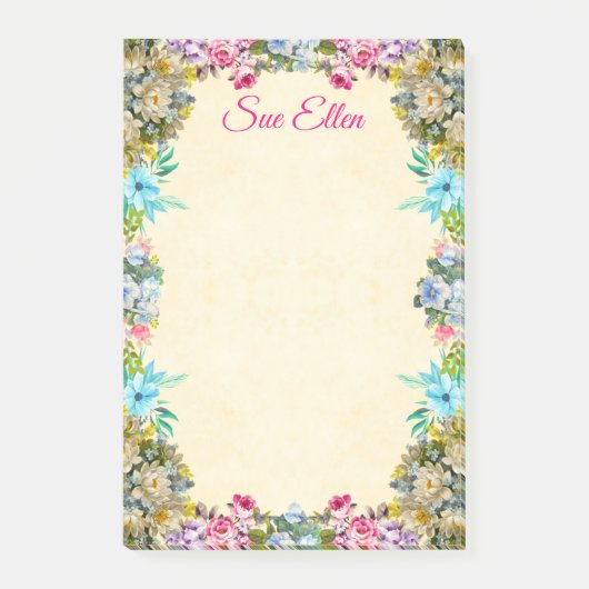 Belles fleurs 527 Notes post-it (Devant)