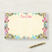 Belles fleurs 527 Notes post-it (Sur un bureau)
