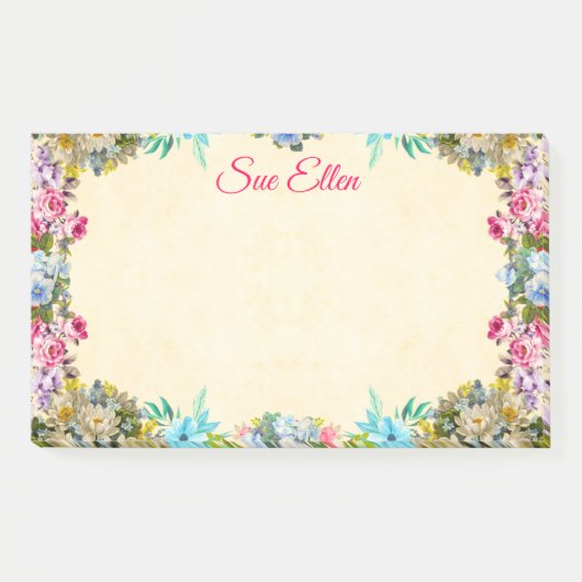 Belles fleurs 527 Notes post-it (Devant)