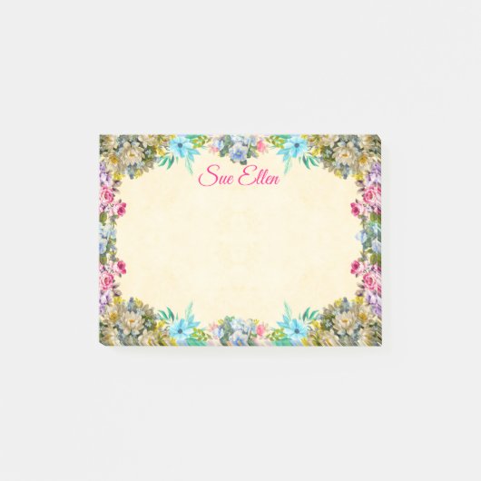Belles fleurs 527 Notes post-it (Devant)